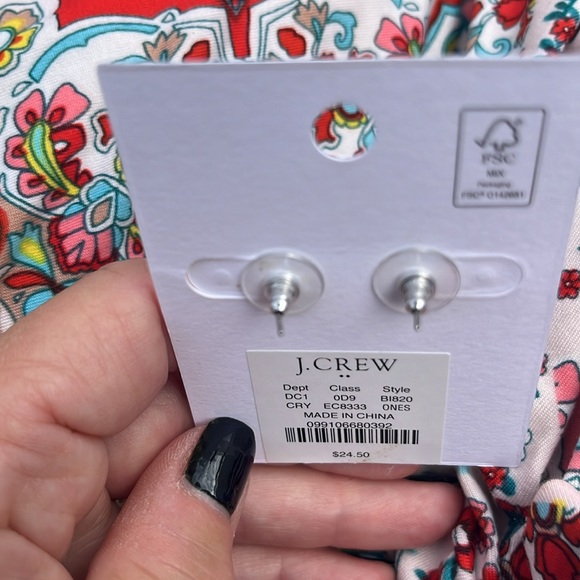 J.Crew Hypoallergenic Earrings - Picture 9 of 9